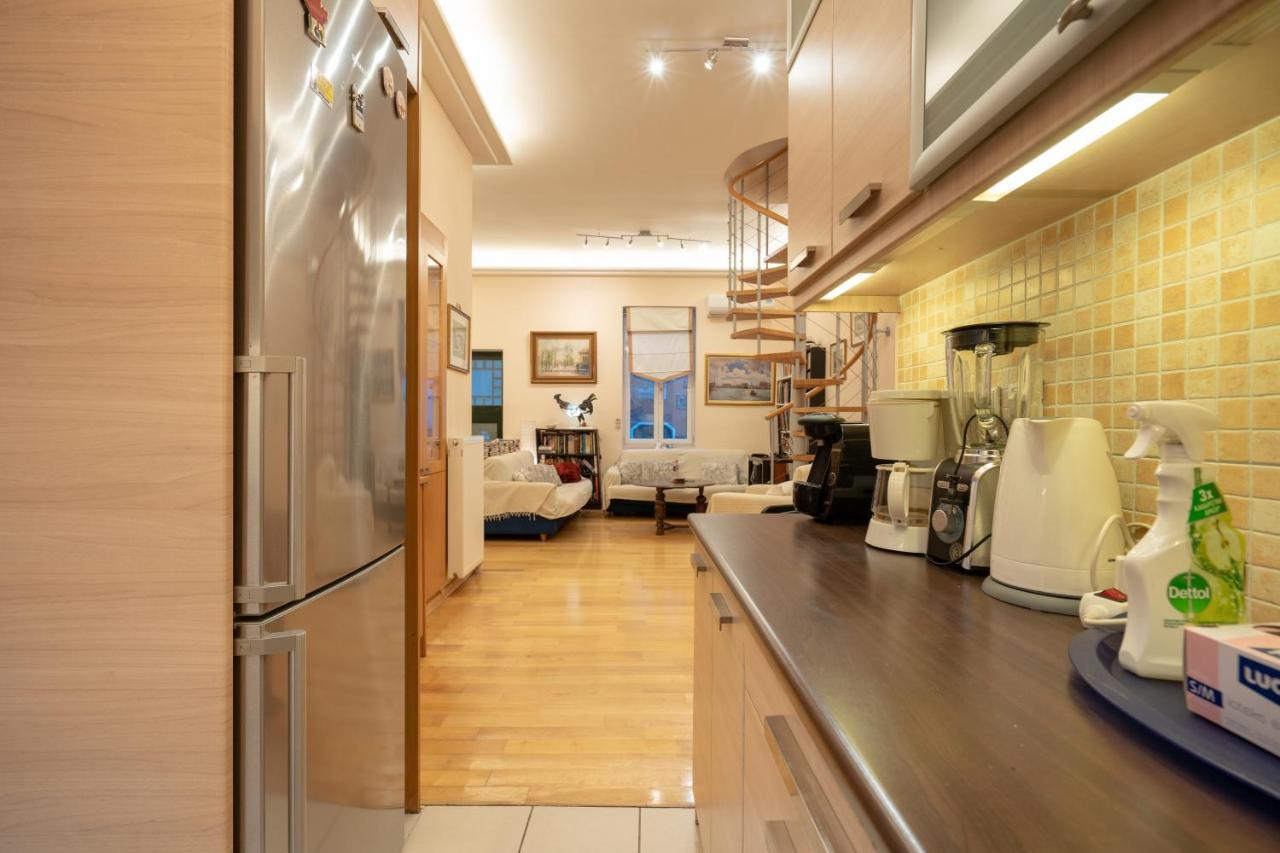 Acropolis Metro St.3 Bedrοοms 6 Persons Maisonette アテネ エクステリア 写真